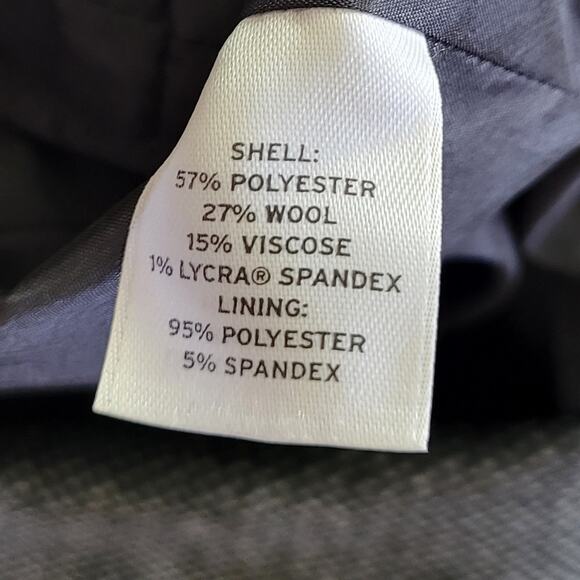 Halogen Moto Wool Blend Jacket Large Petite - Picture 5 of 6